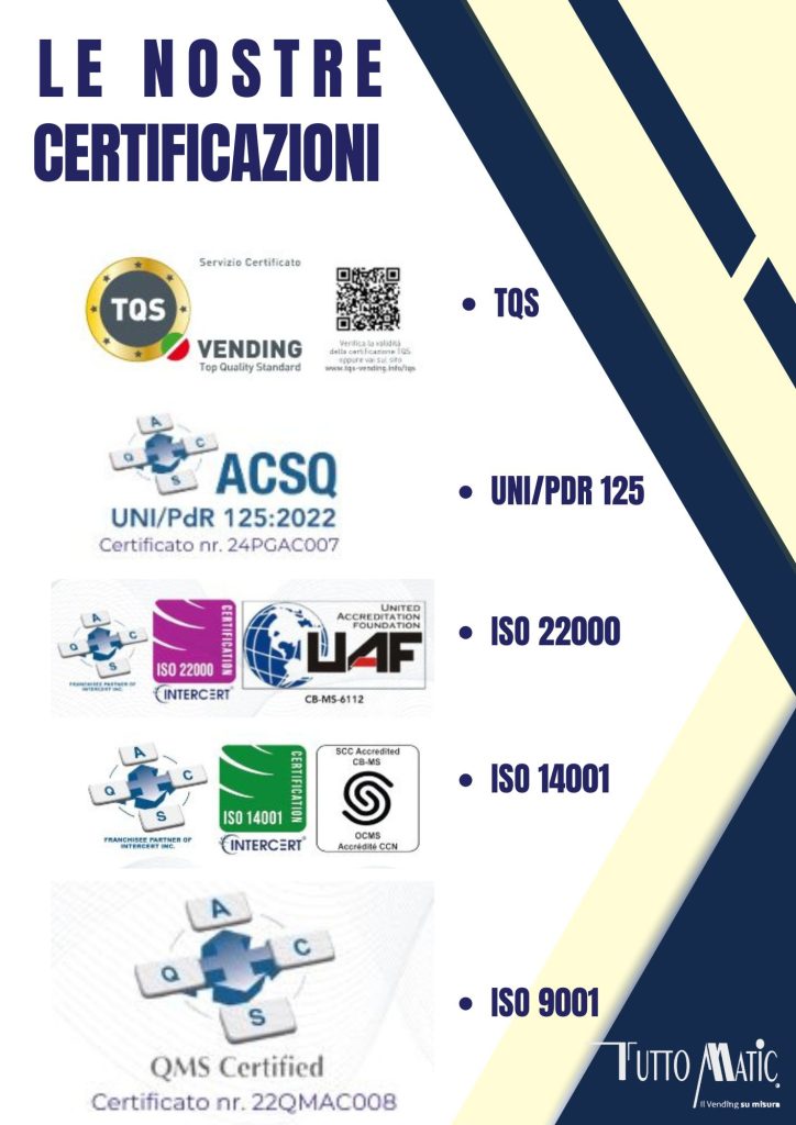 certificazioni - tutto matic